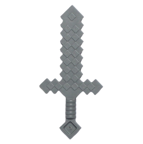 LEGO-Akcesoria-Minecraft-Miecz-Ciemny-Szary