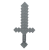 LEGO-Akcesoria-Minecraft-Miecz-Ciemny-Szary