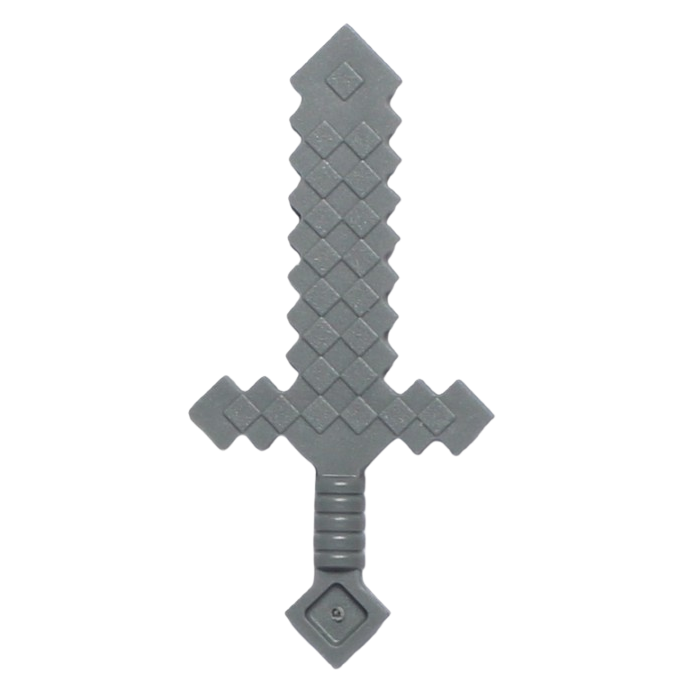 LEGO-Akcesoria-Minecraft-Miecz-Ciemny-Szary