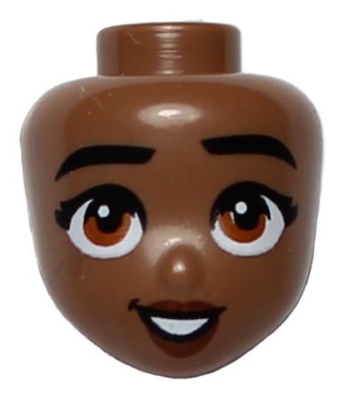 LEGO-Freinds-Głowa-Główka-Brązowe-Oczy-Aliya