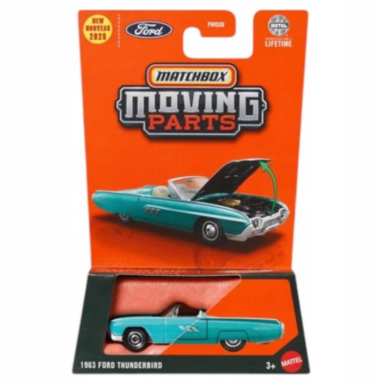MATCHBOX Moving Parts - Ford Thunderbird 1963