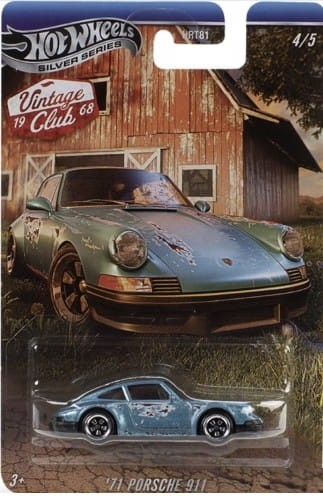 Hot Wheels Silver Series Vintage Club - '71 Porsche 911