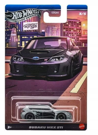Hot Wheels Silver Series Compact Kings - Subaru Wrx Sti