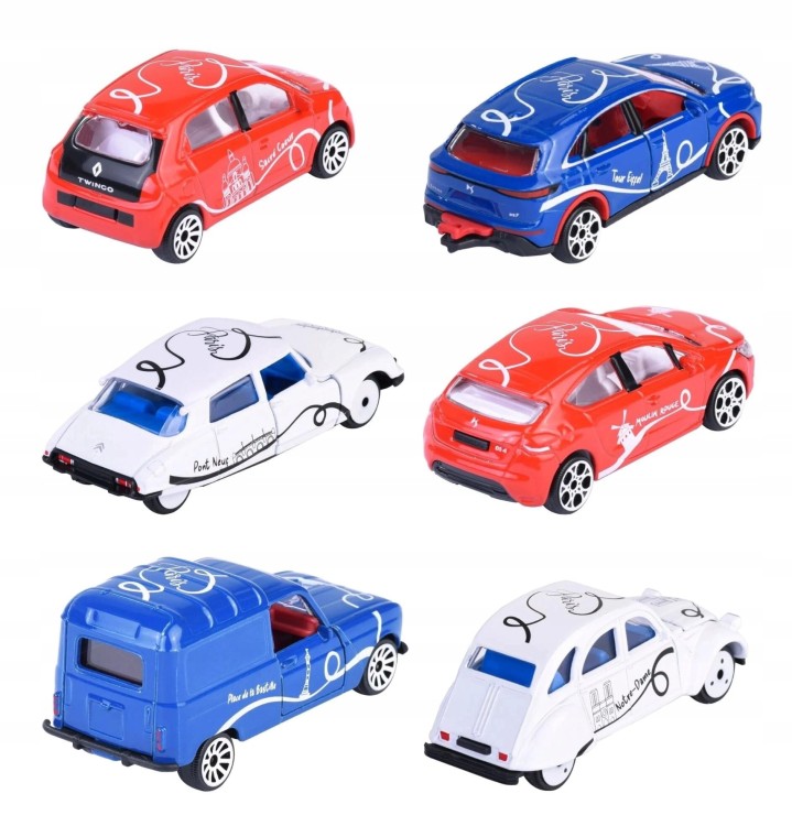 Majorette French Touch Premium Cars - Zestaw 6 modeli