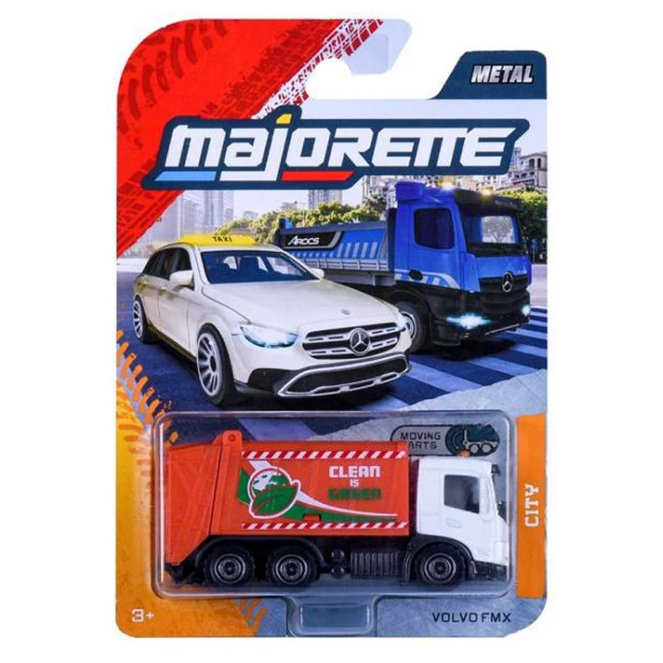 Majorette City Premium Cars - Volvo FMX - Śmieciarka
