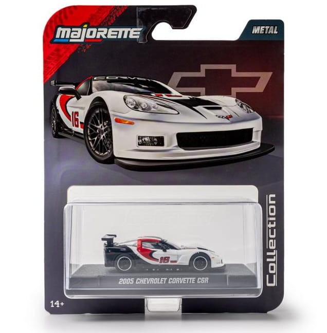Majorette Collection - 2005 Chevrolet Corvette C6 R (Biały)