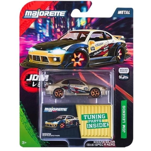 Majorette JDM Legends Deluxe Cars - Nissan Siliva (S15) Spec R Aero