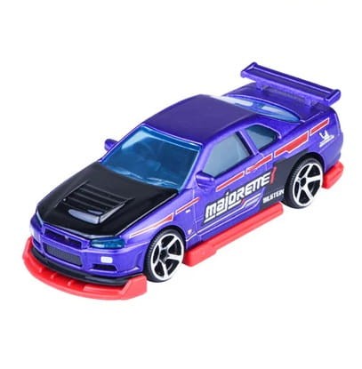 Majorette JDM Legends Deluxe Cars - Nissan Skyline GT-R (R34)