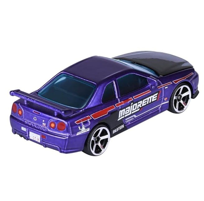 Majorette JDM Legends Deluxe Cars - Nissan Skyline GT-R (R34)
