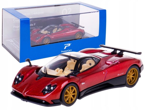 PosterCars - Pagani Zonda F (1:64) Rosso Dubai