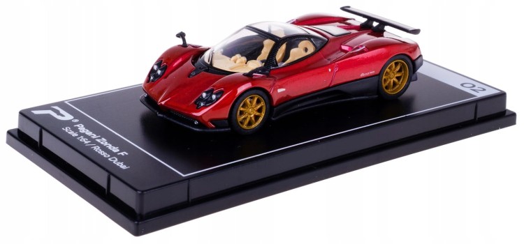 PosterCars - Pagani Zonda F (1:64) Rosso Dubai 1