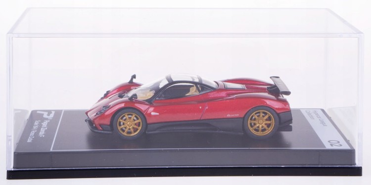 PosterCars - Pagani Zonda F (1:64) Rosso Dubai 2