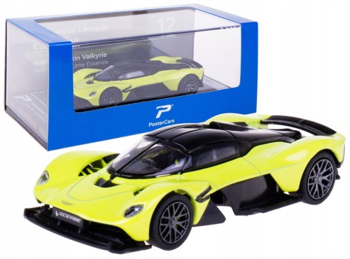 PosterCars - Aston Martin Valkyrie (1:64) Lime Essence
