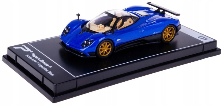 PosterCars - Pagani Zonda F (1:64) Argentina Blue 2