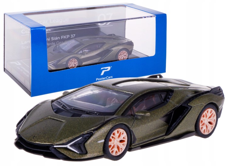 PosterCars - Lamborghini Sian FKP 37 (1:64) Verde Gea
