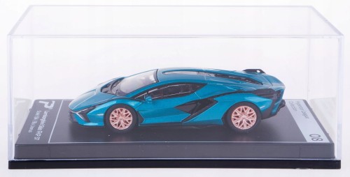 PosterCars - Lamborghini Sian FKP 37 (1:64) Blu Uranus 1