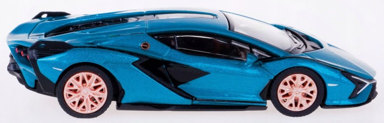 PosterCars - Lamborghini Sian FKP 37 (1:64) Blu Uranus 3