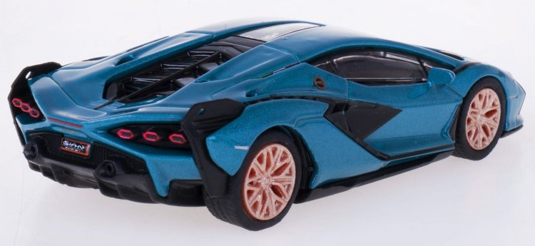 PosterCars - Lamborghini Sian FKP 37 (1:64) Blu Uranus 4