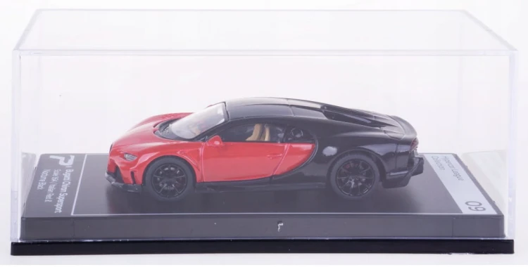 PosterCars - Bugatti Chiron Supersport (1:64) Italian Red &amp; Nocturne Black 2