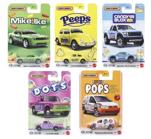 MATCHBOX-Licencja-Candy-Zestaw-5-Autek