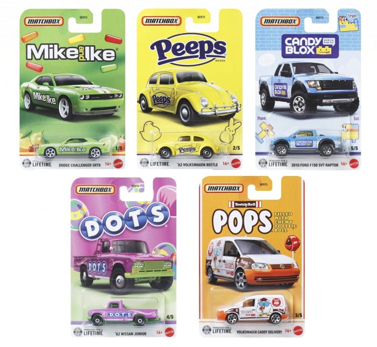 MATCHBOX-Licencja-Candy-Zestaw-5-Autek