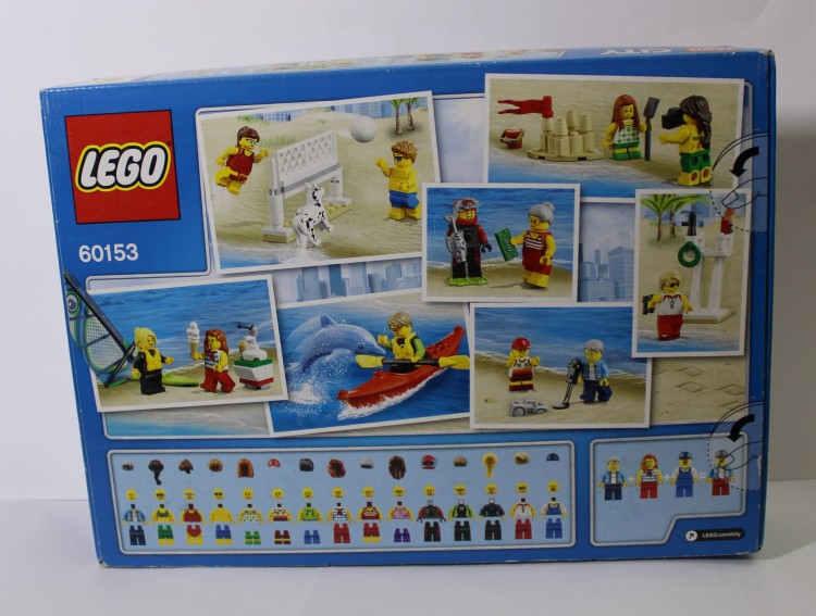 LEGO City 60153 - Zabawa na plaży - zestaw minifigurek