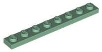 Lego Płytka 1x8 Piaskowy Zielony