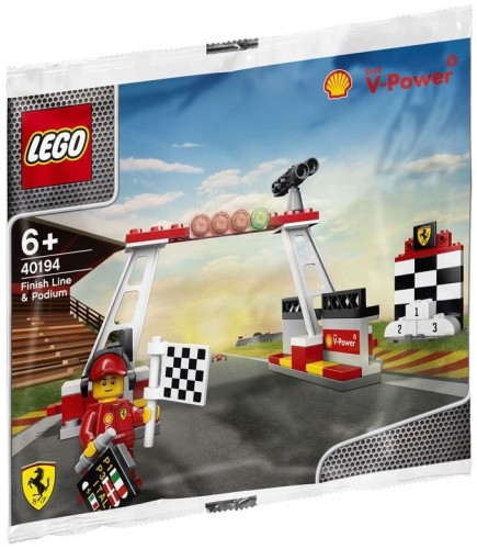 LEGO Shell V-Power 40190 - Finish Line &amp; Podium