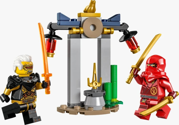 LEGO Ninjago 30650 - Bitwa Kaia i Raptona w świątyni