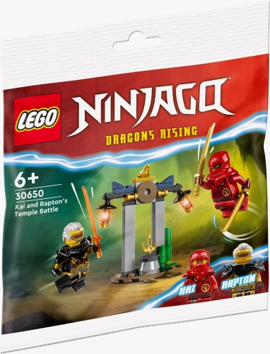 LEGO Ninjago 30650 - Bitwa Kaia i Raptona w świątyni