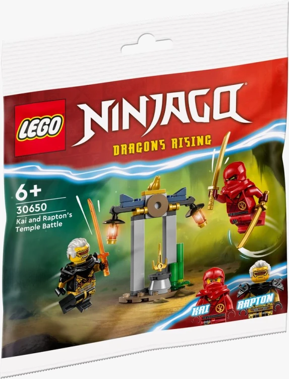 LEGO Ninjago 30650 - Bitwa Kaia i Raptona w świątyni