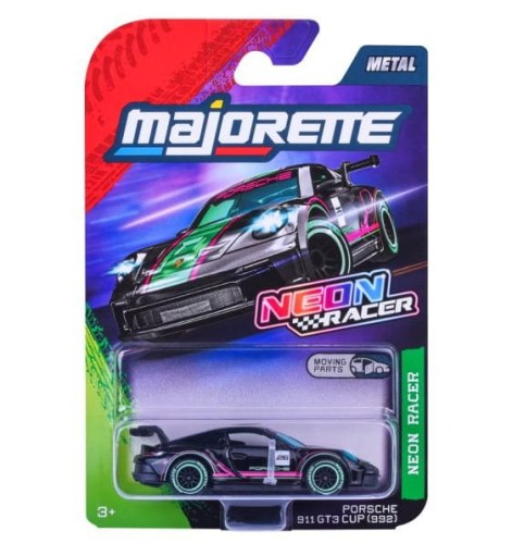 Majorette Neon Racer Premium Cars - Porsche 911 GT3 Cup (992)