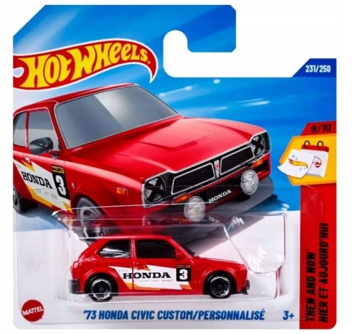HOT-WHEELS-73-Honda-Civic-Custom-Personnalise