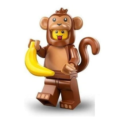 LEGO Minifigures Seria 28 - Małpa/Monkey Costume (71051-4)