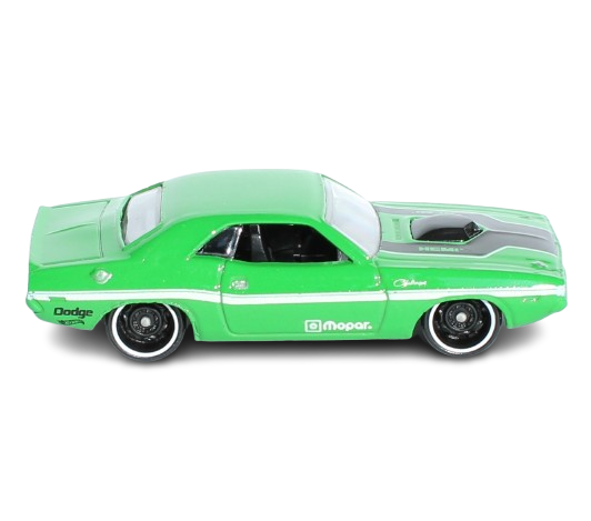 Hot Wheels - '70 Dodge Hemi Challenger Zielony (Luz)1