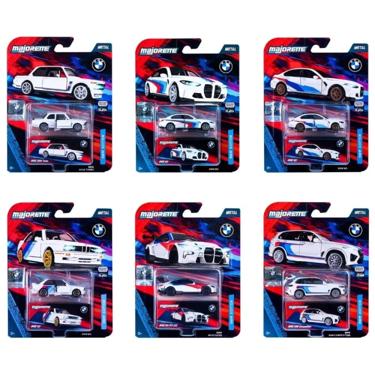 Majorette BMW Deluxe Cars - Zestaw 6 modeli