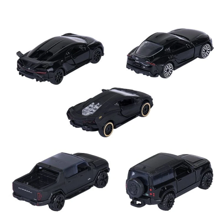 Majorette Black Edition 2.0 Giftpack - zestaw 5 Pojazdów