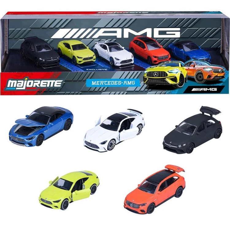 Majorette Mercedes AMG Giftpack - zestaw 5 Pojazdów