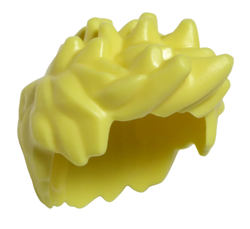 Lego Włosy Krótkie Jeżyk Jasno Żółte