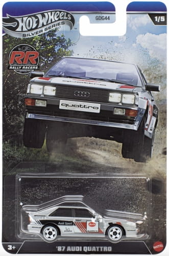 Hot Wheels Silver Series Rally Racers - 87 Audi Quattro (1/5)