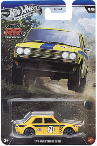 Hot Wheels Silver Series Rally Racers - '71 Datsun 510 (4/5)