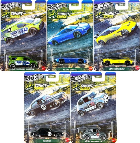 Hot Wheels Silver Series Summit Surge - Zestaw 5 modeli