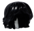 Lego Włosy Półdługie, Grzywka, Czarne