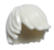 Lego Włosy Półdługie, Grzywka, Białe