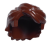 Lego Włosy Krótkie Zaczesane na Lewy Bok Brązowe