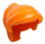 Lego Włosy Półdługie Pomarańczowe Kucyk