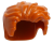 Lego Włosy Krótkie Męskie Falowane Ciemno Pomarańczowe