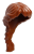 Lego Włosy Długie Brązowe Warkocz