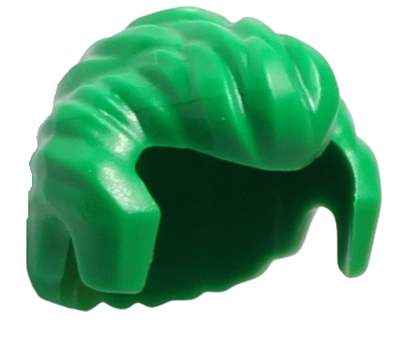 Lego Włosy Krótkie Męskie Zielone