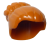 Lego Włosy Kok Ciemny Pomarańczowy
